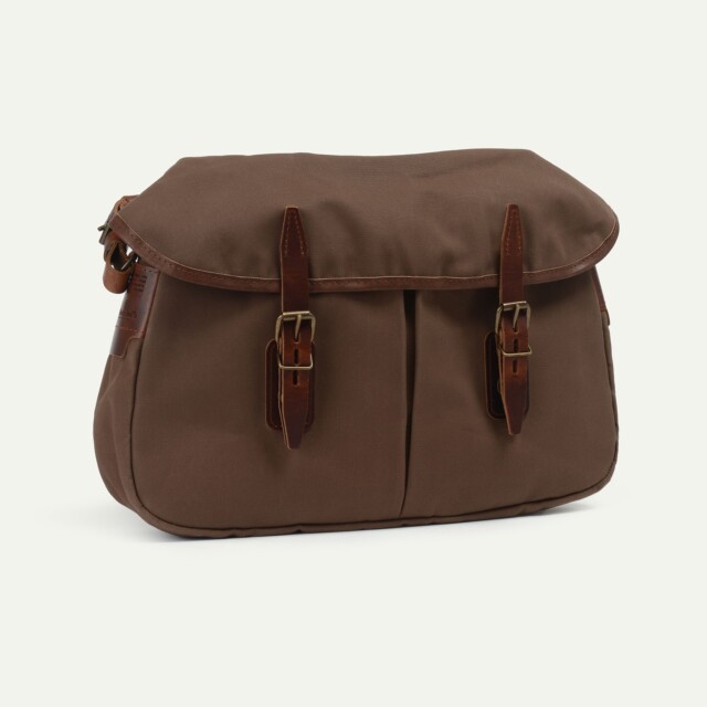 Bleu De Chauffe - Musette du pêcheur M / Toile - Noisette