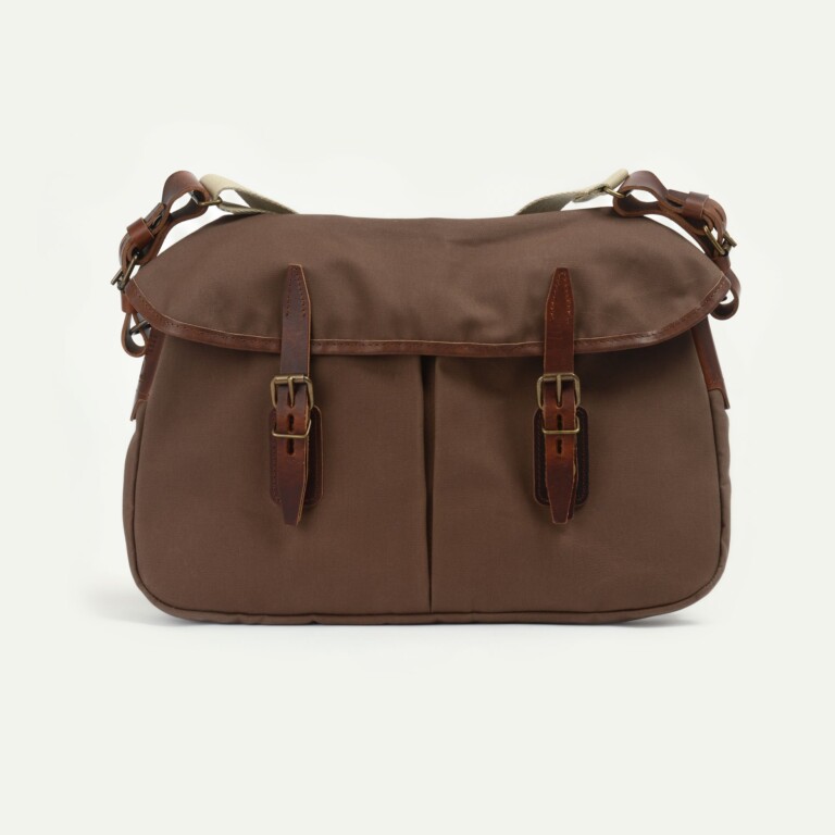 Bleu De Chauffe - Musette du pêcheur M / Toile - Noisette