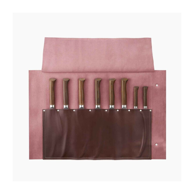 OPINEL - Natte simili-cuir rangement 8 couteaux Opinel