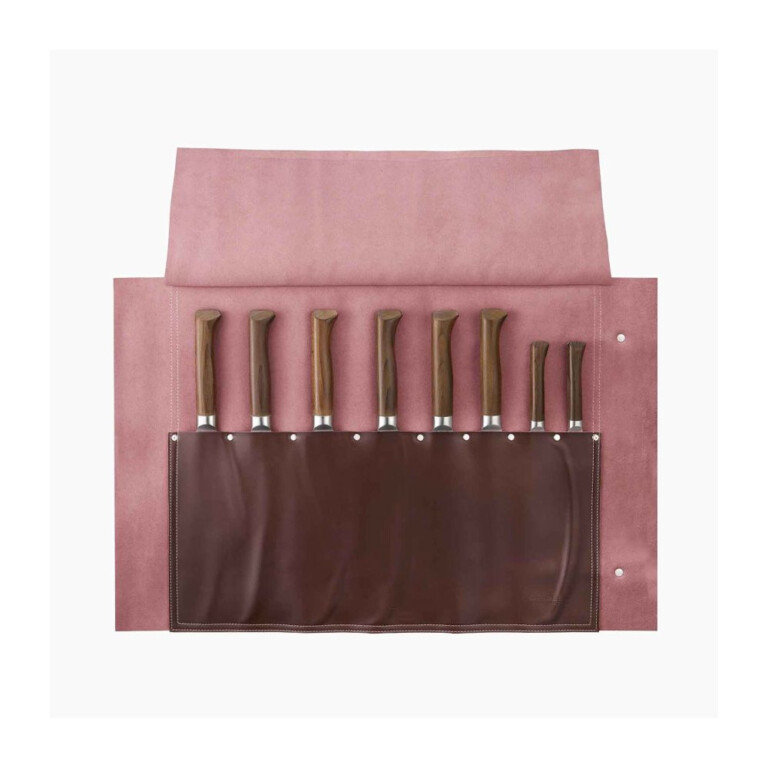OPINEL - Natte simili-cuir rangement 8 couteaux Opinel