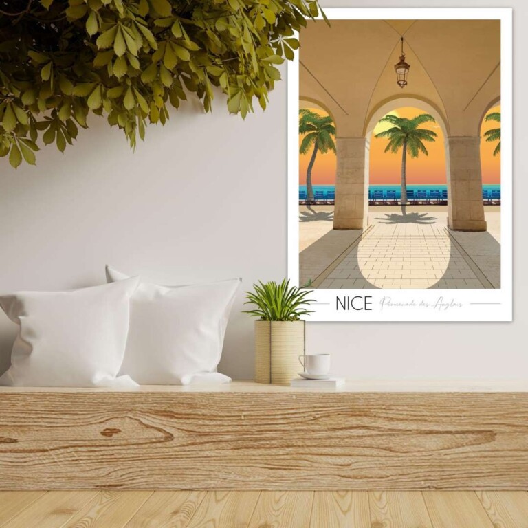 Foliove - Affiche Nice - Promenade des anglais