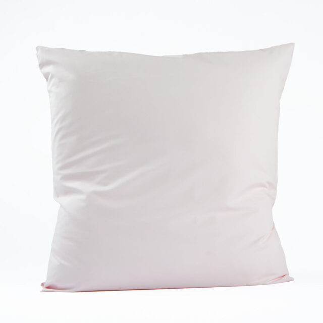 Dejorine - Taie d'oreiller en Percale de coton - Rose poudré