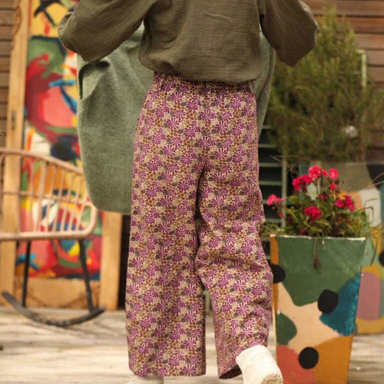 Meta SS25 - Pantalon Alex - Velours milleraies violettes sauvages – XXL