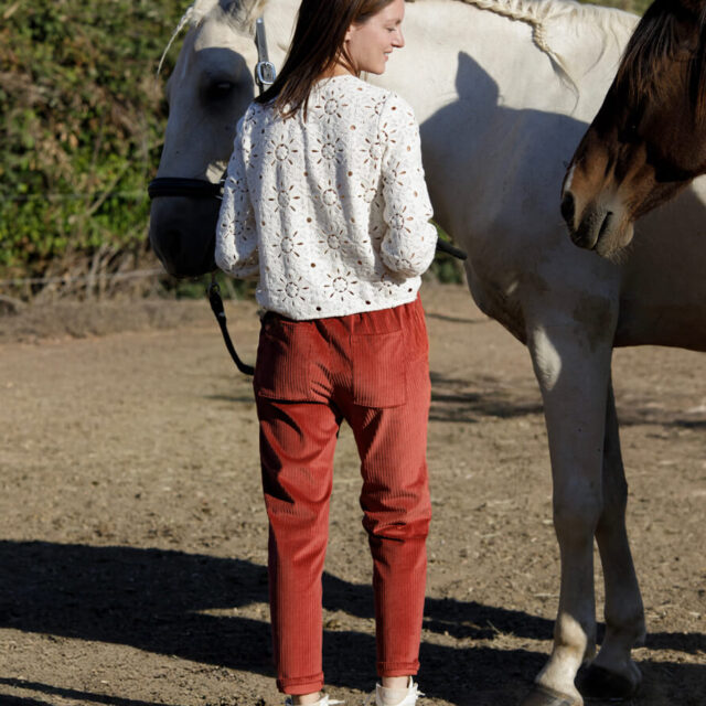 April et C - Pantalon Albin Brique