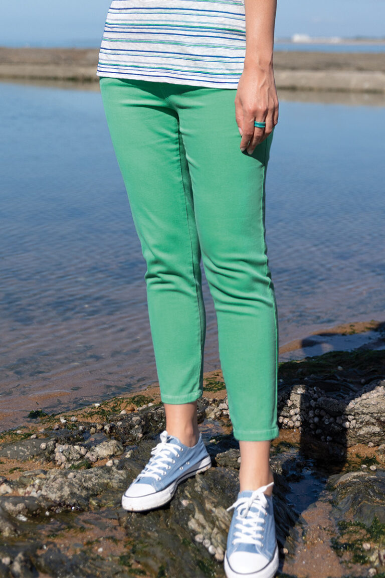 Maison Solfin - Pantalon jegging 7/8° coton Made in France| B.Solfin