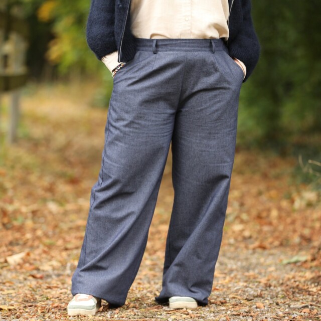 Quintessence - Pantalon Nestor - Velours côtelé colvert