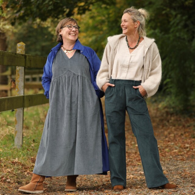 Quintessence - Pantalon Nestor - Velours côtelé colvert