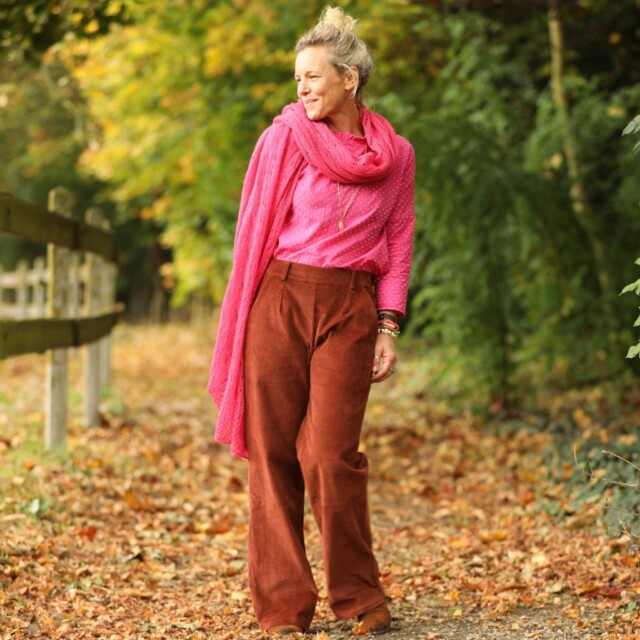 Quintessence - Pantalon Nestor - Velours côtelé écureuil