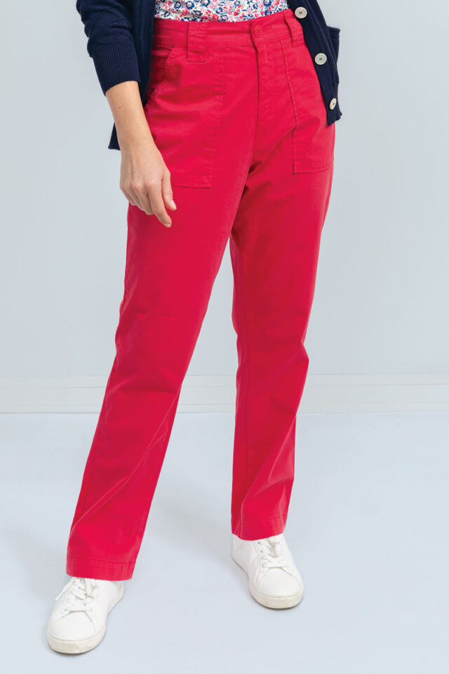 Maison Solfin - Pantalon taille haute en toile Made in France| B.Solfin