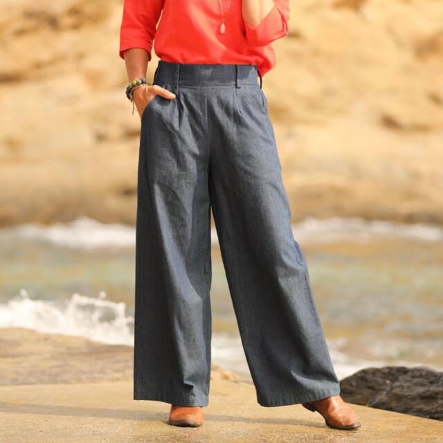 Pantalon Tom – jean brut par la marque Quintessence Quintessence - Pantalon Tom – jean brut