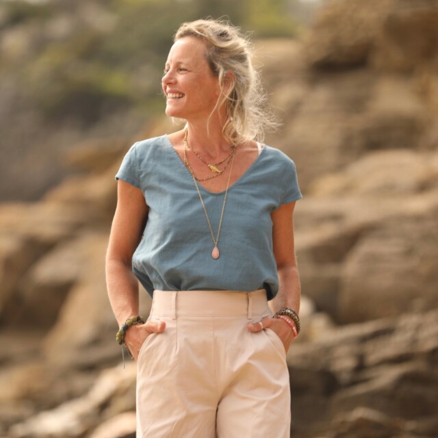 Quintessence - Pantalon Tom - sergé beige