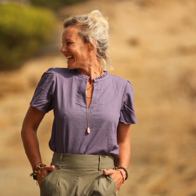 Quintessence - Pantalon Tom - sergé kaki