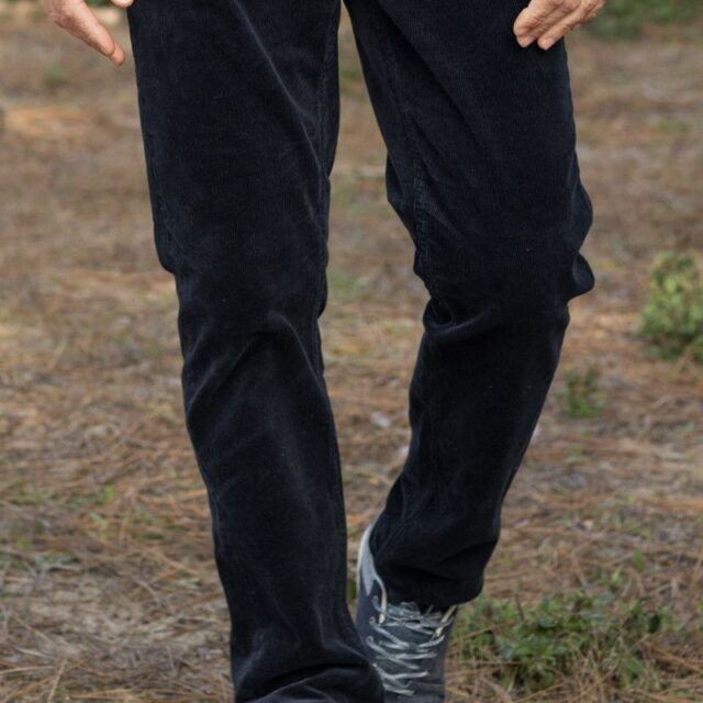 Maison Solfin - Pantalon velours coupe droite en coton Made in France| B.Solfin