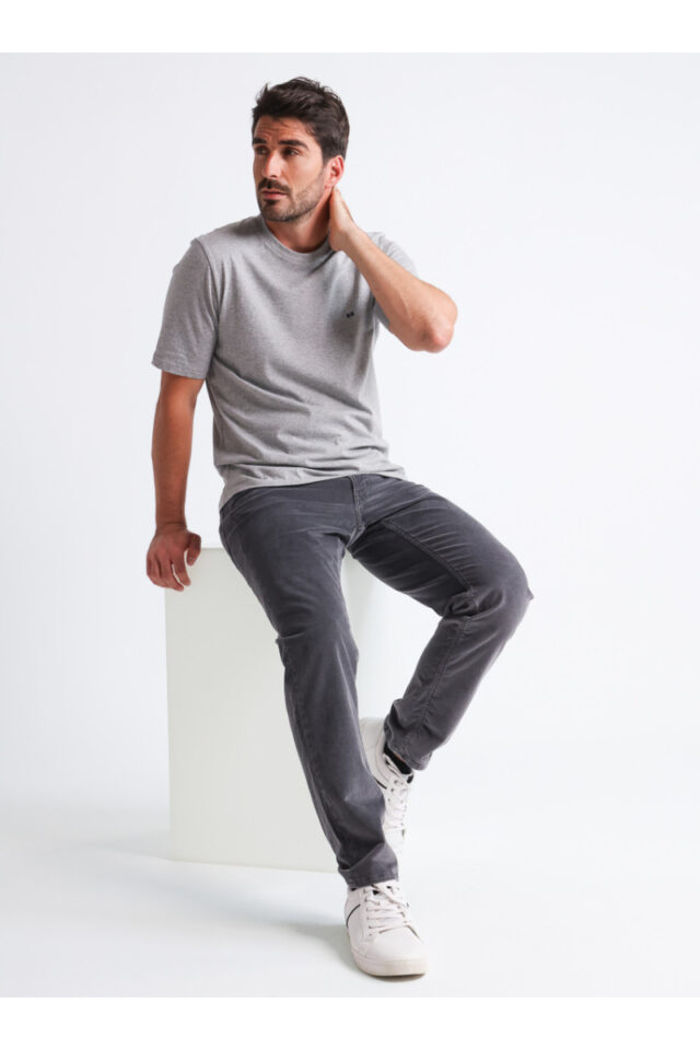 Maison Solfin - Pantalon velours coupe droite en coton Made in France| B.Solfin