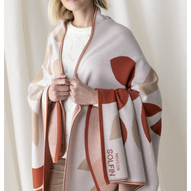 Maison Solfin - Plaid en laine mérinos Made in France| B.Solfin