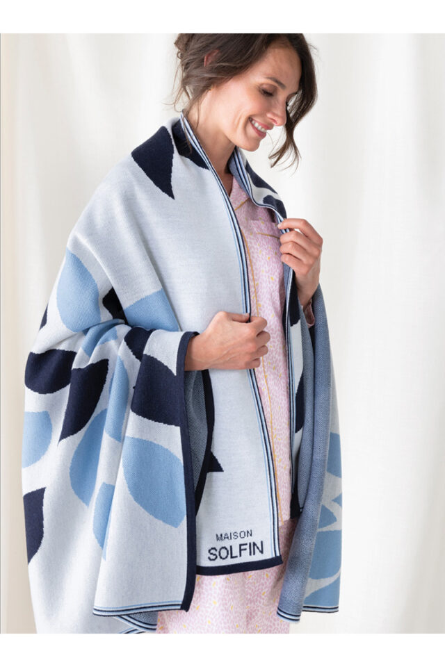 Maison Solfin - Plaid en laine mérinos Made in France| B.Solfin