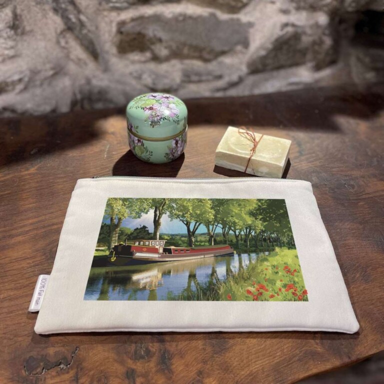 Foliove - Pochette tissu Canal du Midi