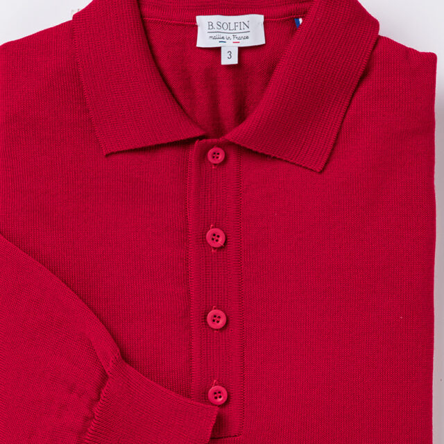 Maison Solfin - Polo en laine Made in France| B.Solfin