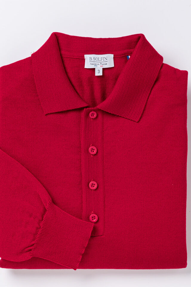 Maison Solfin - Polo en laine Made in France| B.Solfin