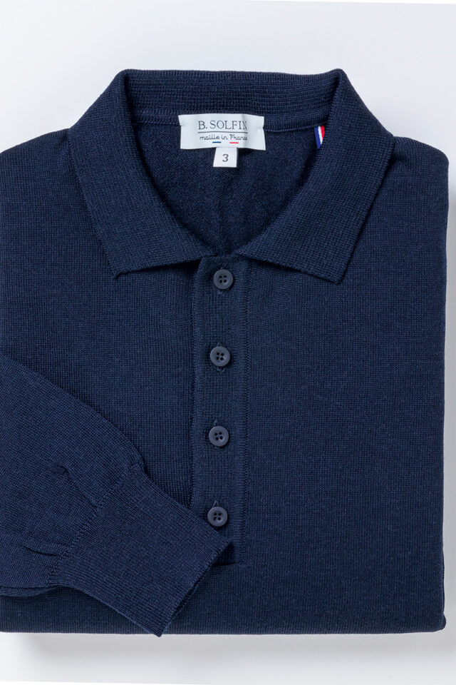 Maison Solfin - Polo en laine Made in France| B.Solfin