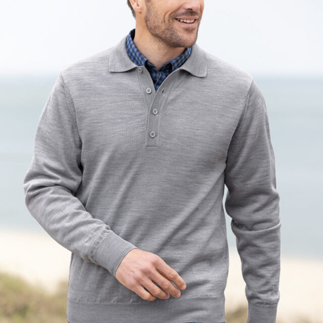Maison Solfin - Polo en laine Made in France| B.Solfin
