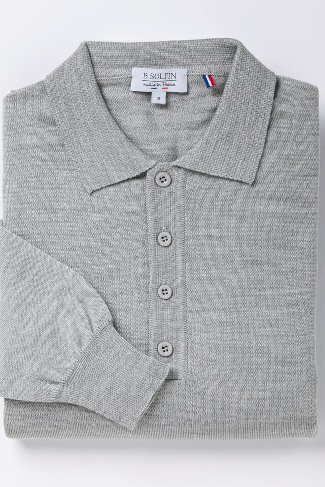 Maison Solfin - Polo en laine Made in France| B.Solfin