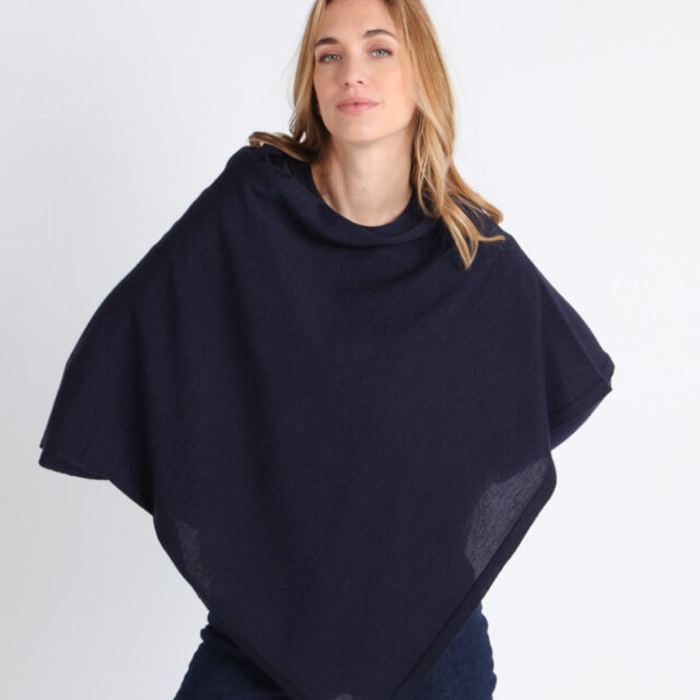 Maison Solfin - Poncho en laine Made in France| B.Solfin