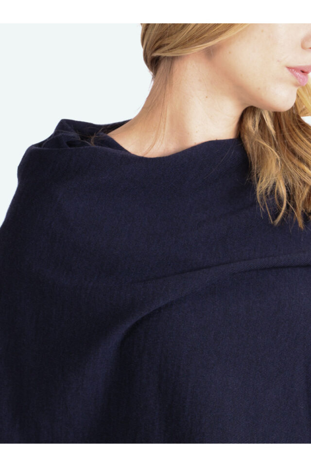 Maison Solfin - Poncho en laine Made in France| B.Solfin