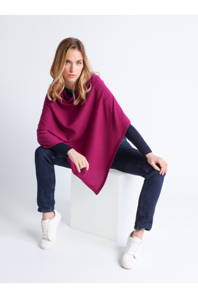 Maison Solfin - Poncho en laine Made in France| B.Solfin