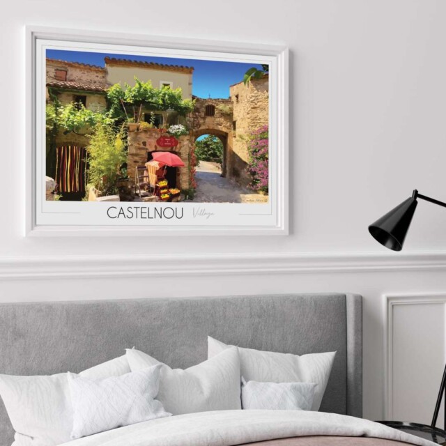 Foliove - Affiche Castelnou village