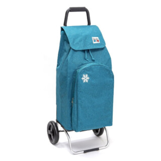 Chariot de courses pliable Carlux – Sac 65L isotherme – Chiné Canard par la marque Mon Chariot de Courses Mon Chariot de Courses - Chariot de courses pliable Carlux – Sac 65L isotherme – Chiné Canard