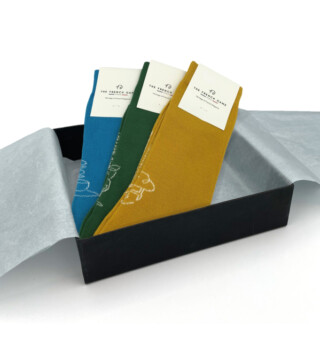 Trio de Chaussettes made in france dépareillées FRENCH CUISINE par la marque THE FRENCH GAME THE FRENCH GAME - Trio de Chaussettes made in france dépareillées FRENCH CUISINE