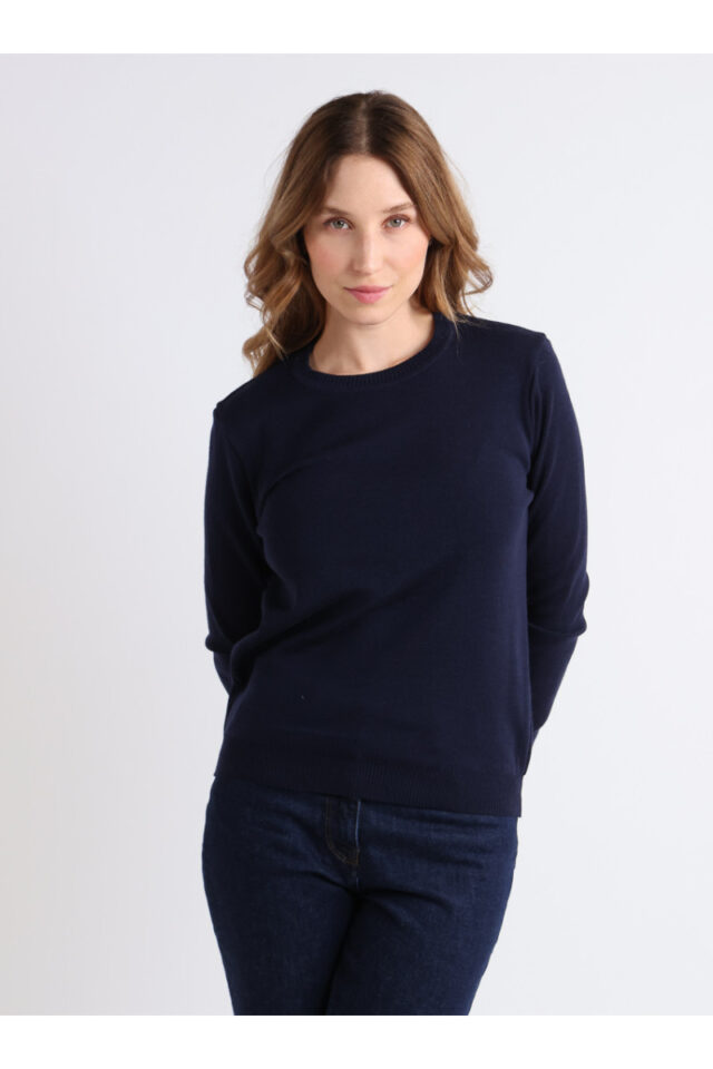 Maison Solfin - Pull en laine col rond Made in France| B.Solfin