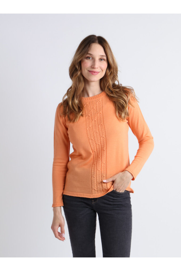 Maison Solfin - Pull en laine torsades Made in France| B.Solfin