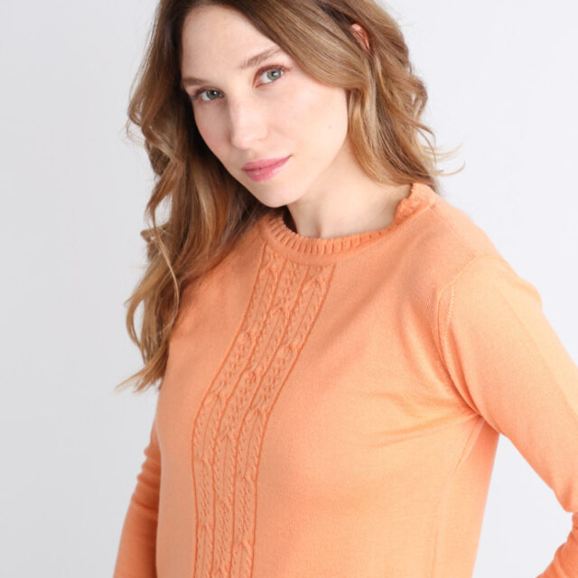 Maison Solfin - Pull en laine torsades Made in France| B.Solfin