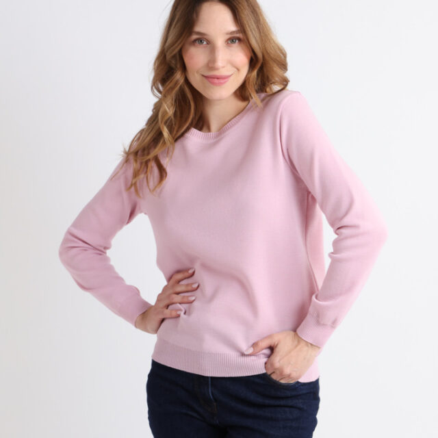 Maison Solfin - Pull en laine col rond Made in France| B.Solfin