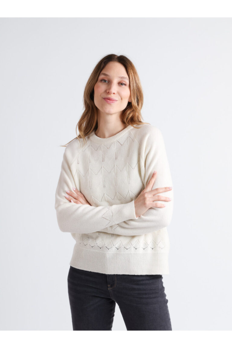 Maison Solfin - Pull graphique en laine Made in France| B.Solfin