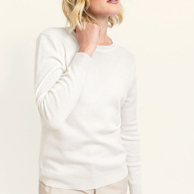 Maison Solfin - Pull en laine col rond Made in France| B.Solfin
