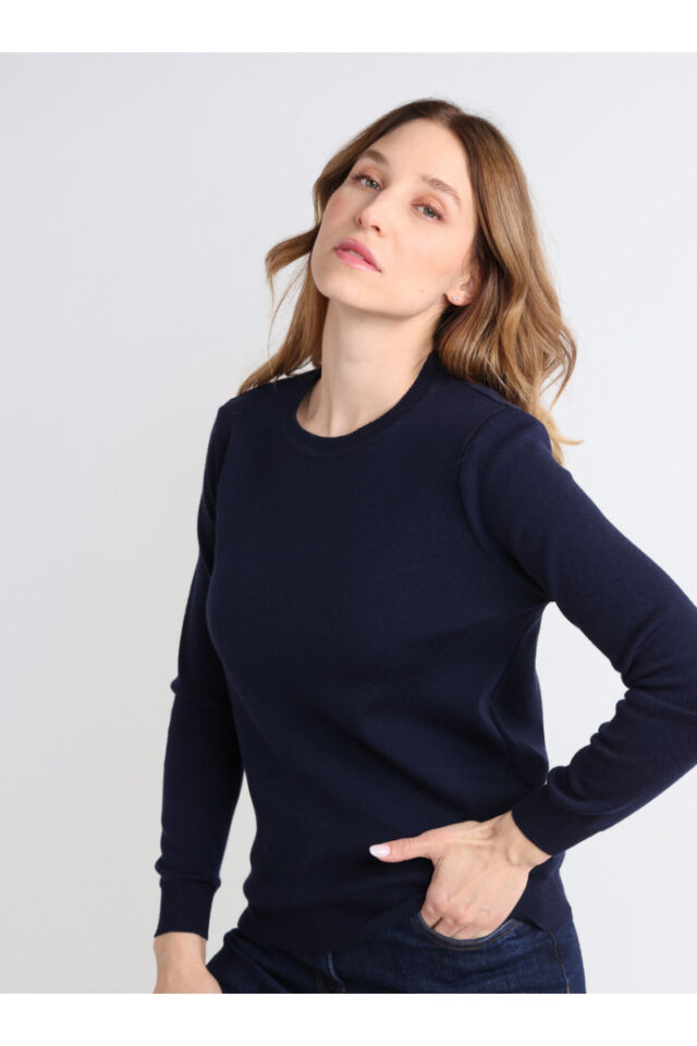Maison Solfin - Pull en laine col rond Made in France| B.Solfin