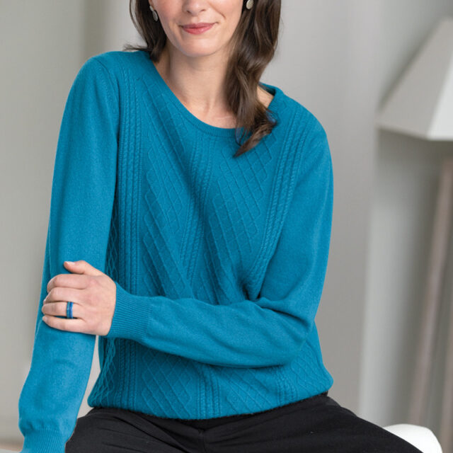 Maison Solfin - Pull ras du cou laine Made in France| B.Solfin