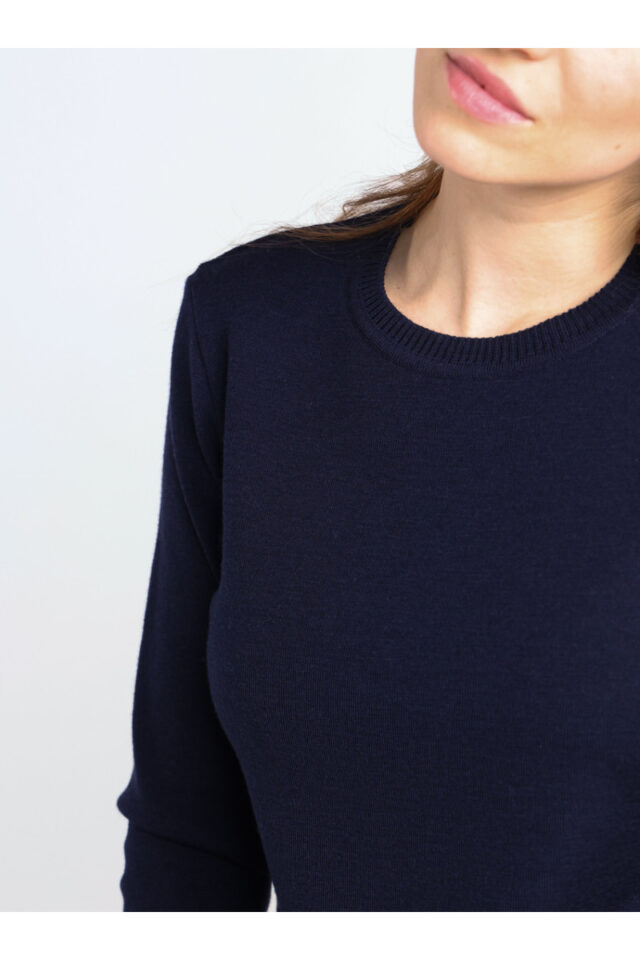 Maison Solfin - Pull en laine col rond Made in France| B.Solfin