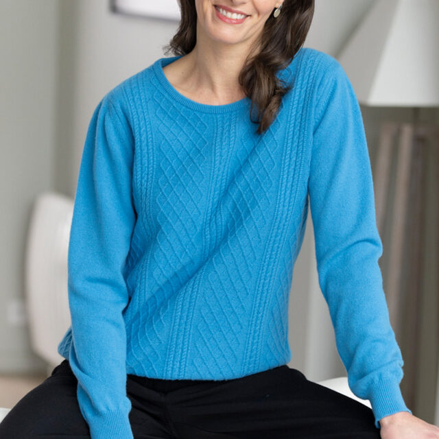 Maison Solfin - Pull ras du cou laine Made in France| B.Solfin