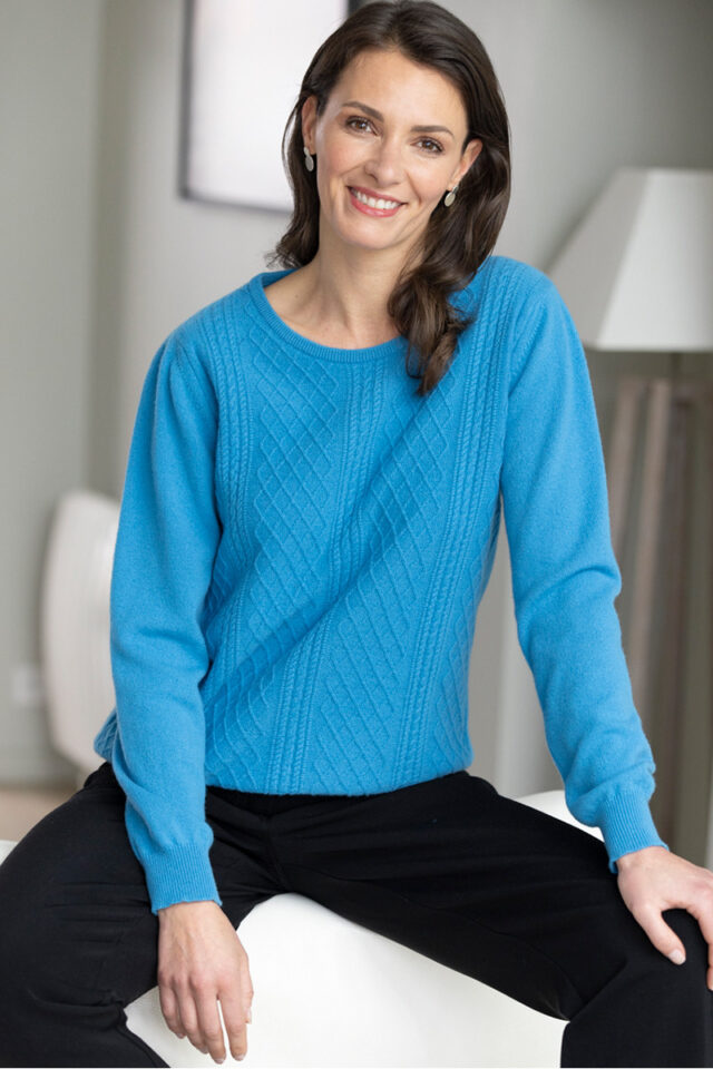 Maison Solfin - Pull ras du cou laine Made in France| B.Solfin