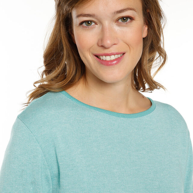 Maison Solfin - Pull col rond en coton Made in France| B.Solfin