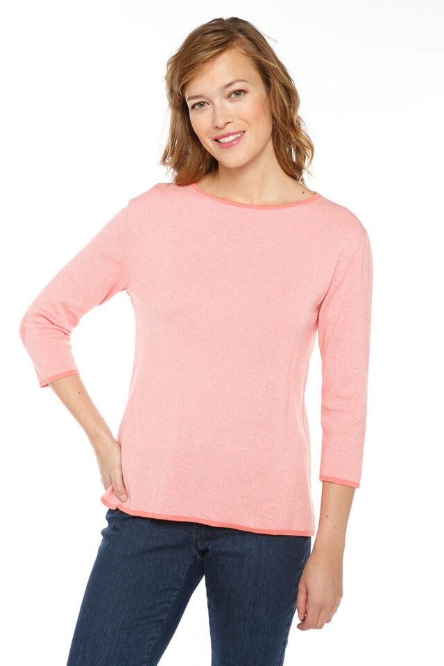 Maison Solfin - Pull col rond en coton Made in France| B.Solfin
