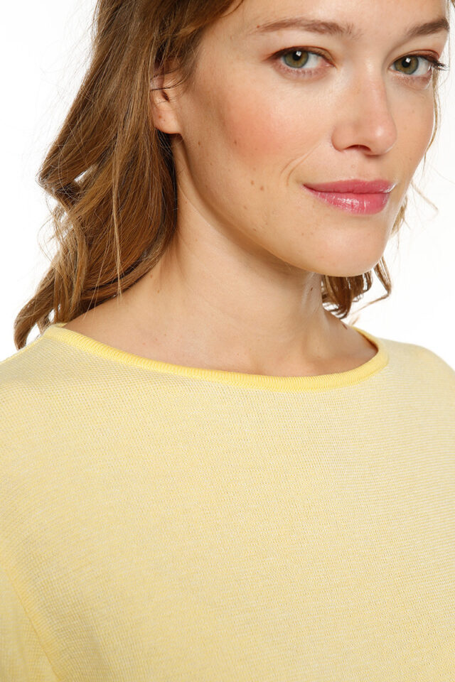 Maison Solfin - Pull col rond en coton Made in France| B.Solfin