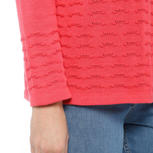 Maison Solfin - Pull femme maille fantaisie coton Made in France| B.Solfin