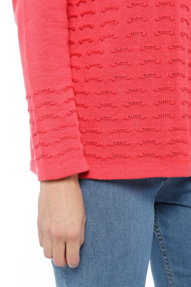 Maison Solfin - Pull femme maille fantaisie coton Made in France| B.Solfin