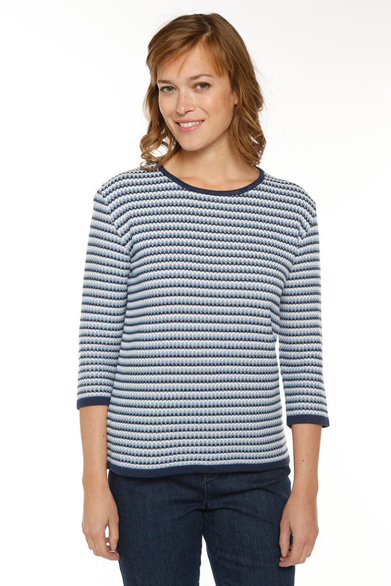 Maison Solfin - Pull femme tricolore Made in France| B.Solfin