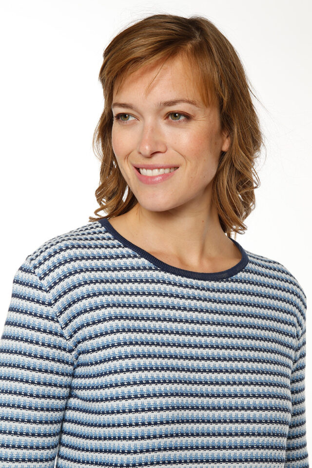 Maison Solfin - Pull femme tricolore Made in France| B.Solfin